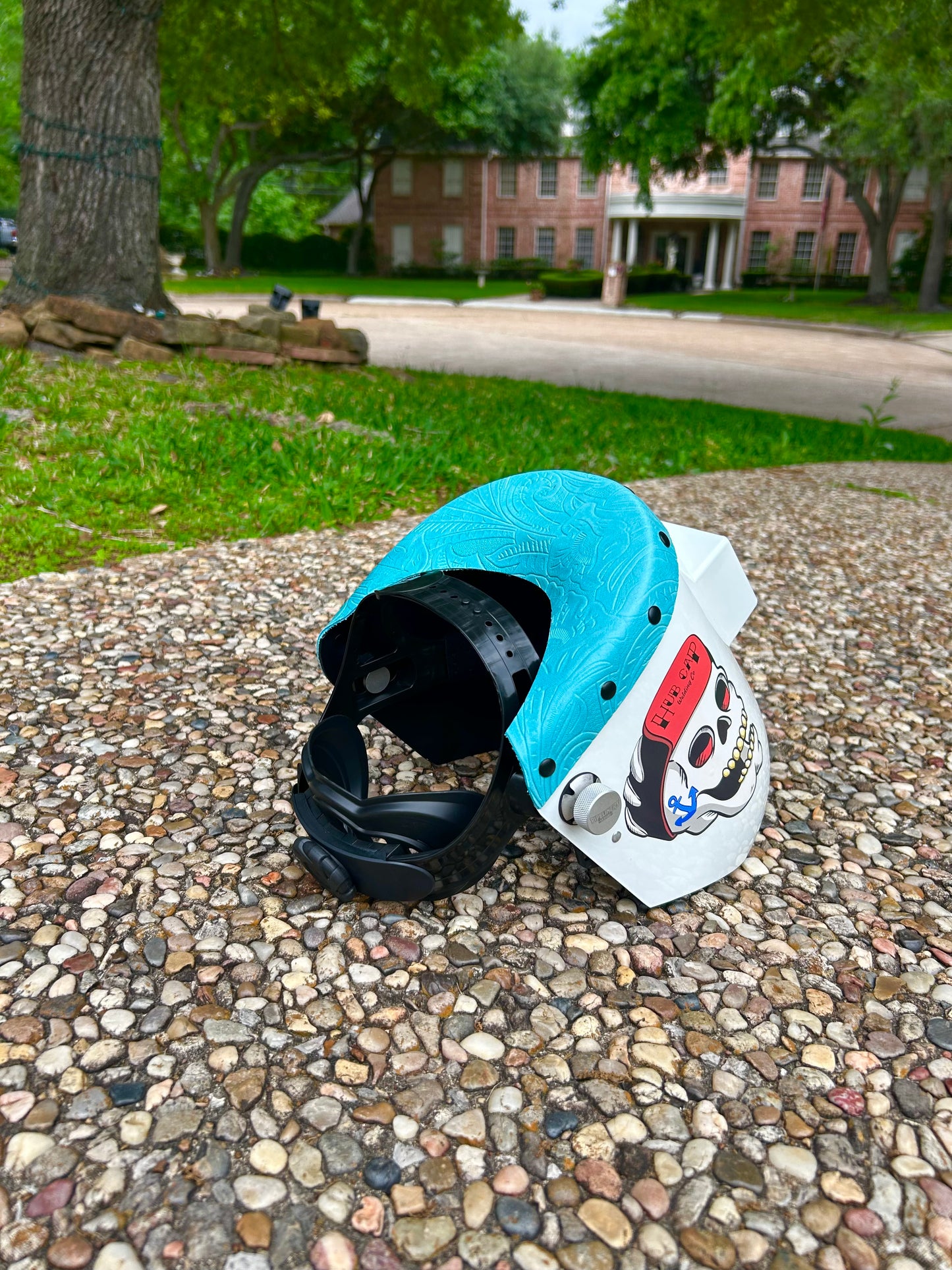 Chop Top With A Teal Floral Rag Top