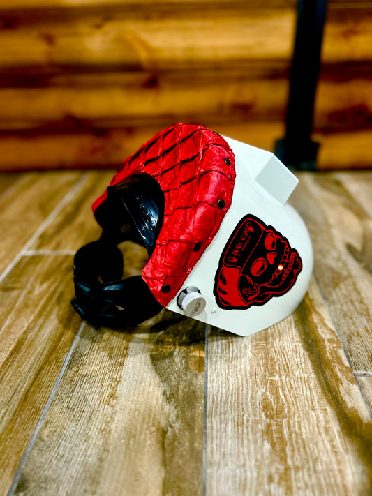 (LOVE TILL DEATH) CHOPPED TOP WIT A PIRARUCU RAG TOP 1-1