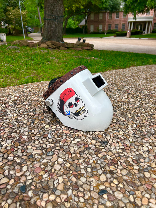Chop Top With A Dark Brown Floral Rag Top
