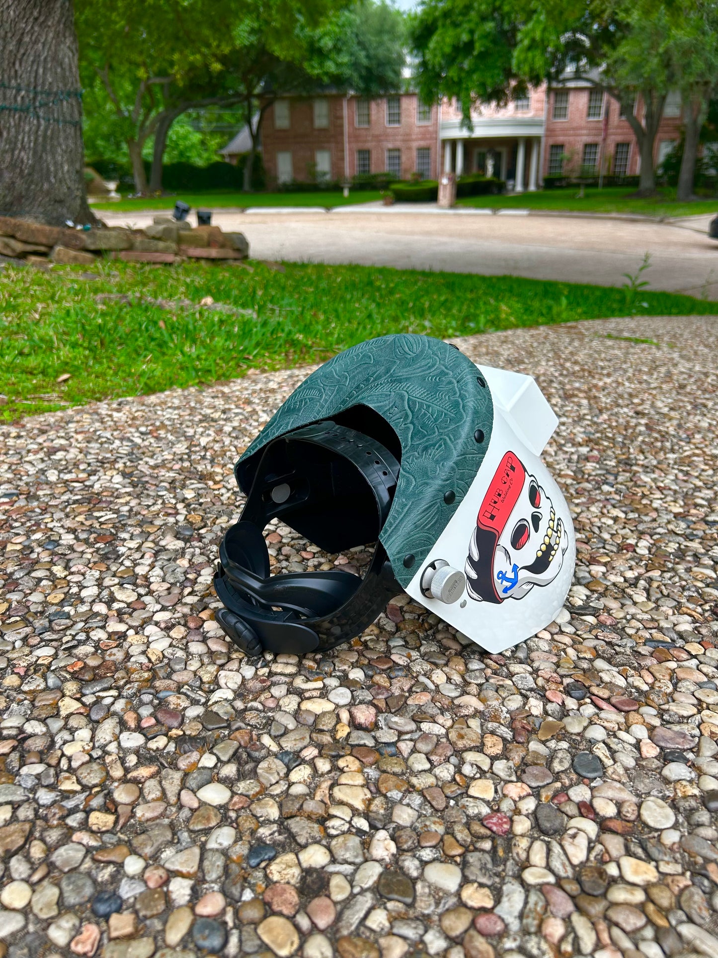 Chop Top With A Forest Green Floral Rag Top