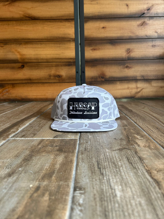 White Camo Rope SnapBack With OG Patch