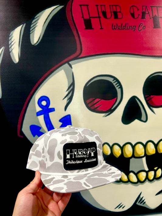 White Camo Rope SnapBack With OG Patch