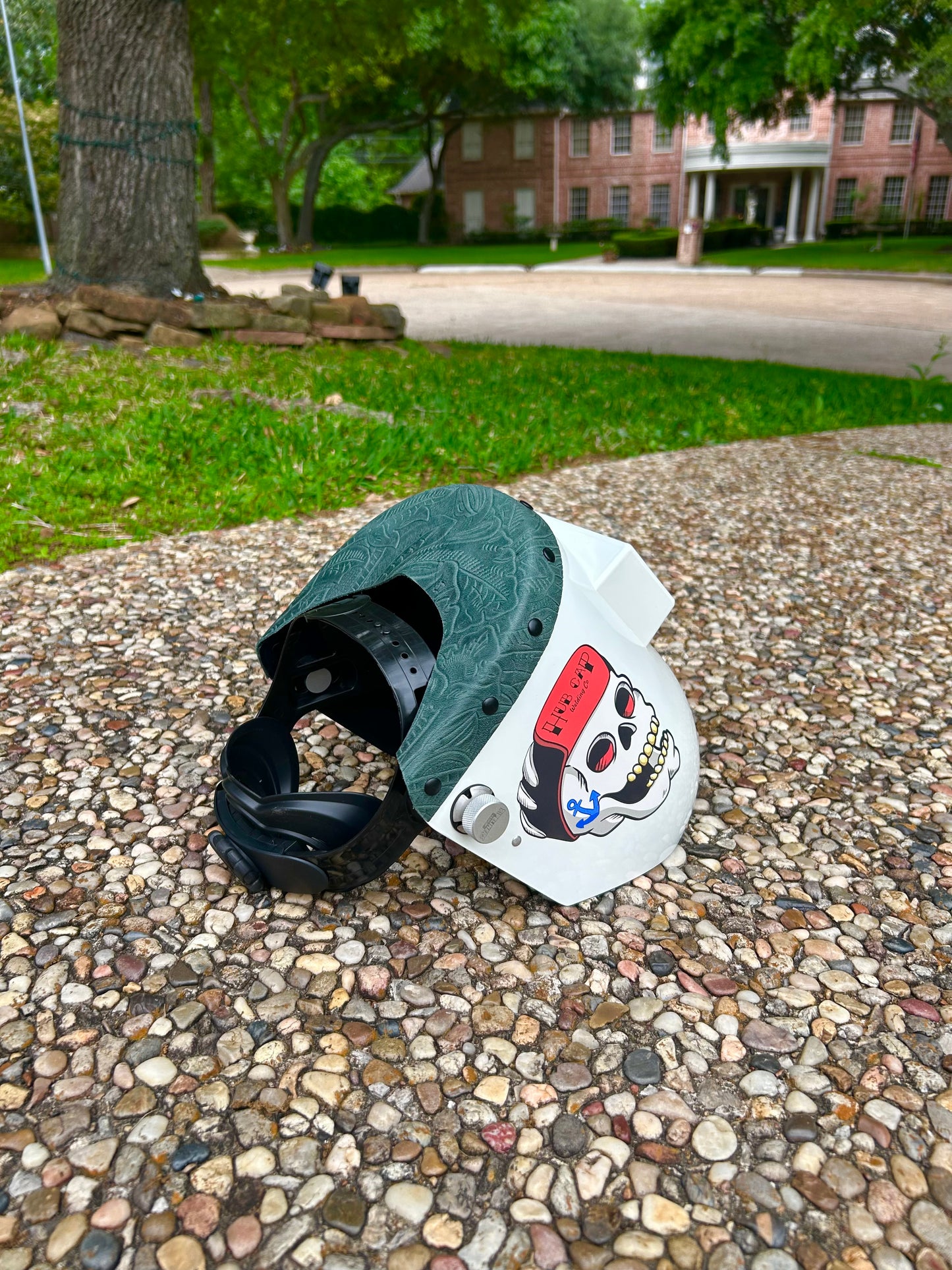 Chop Top With A Forest Green Floral Rag Top