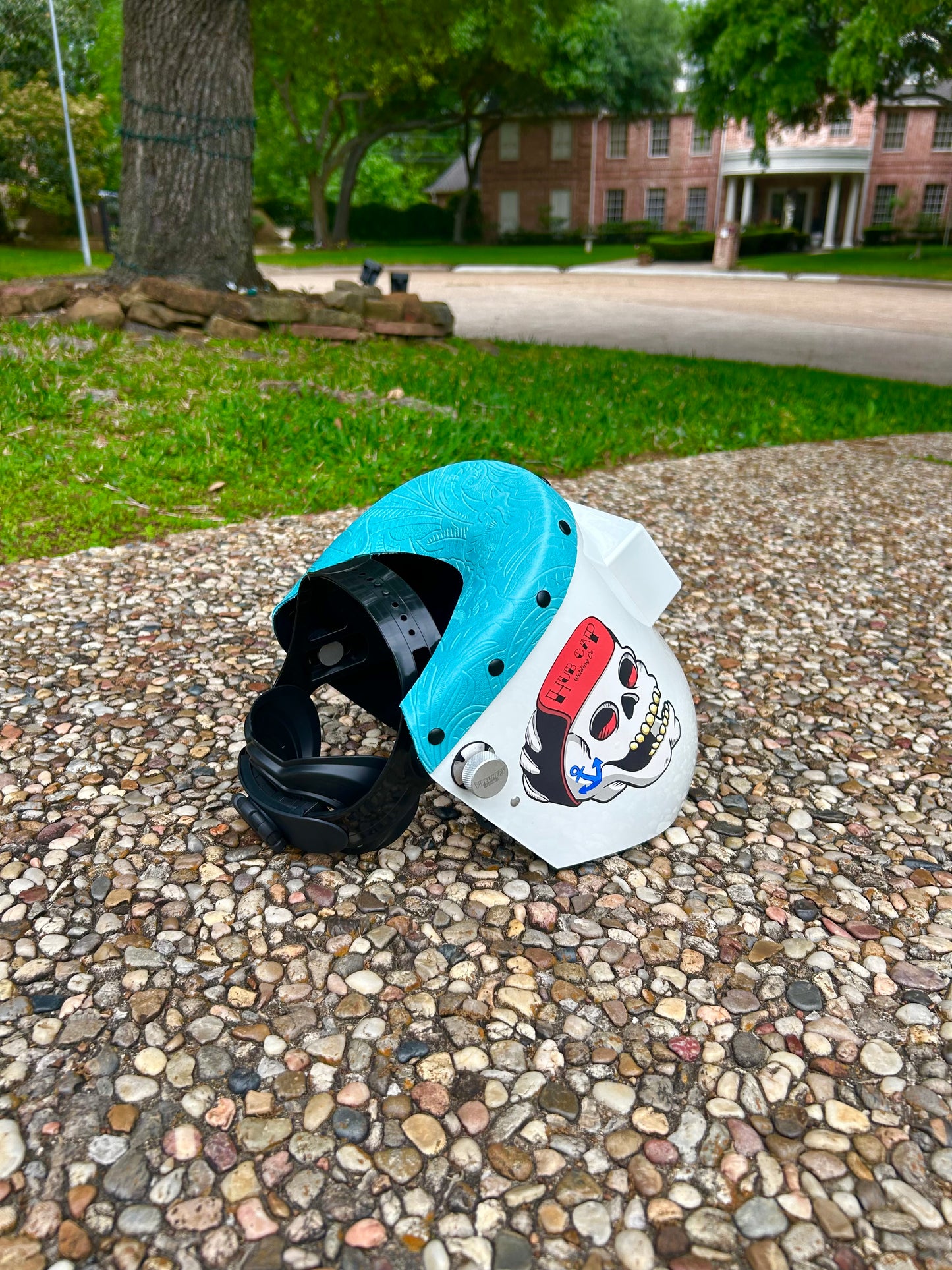 Chop Top With A Teal Floral Rag Top